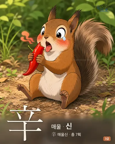辛 (매울 신) - 3급 썸네일