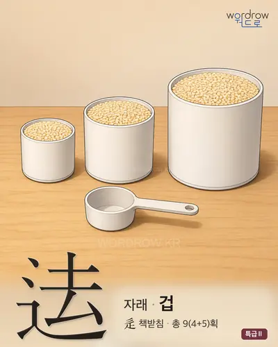 迲 (자래[單位] 겁) - 특급Ⅱ 썸네일