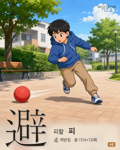 避 (피할 피) - 4급 썸네일
