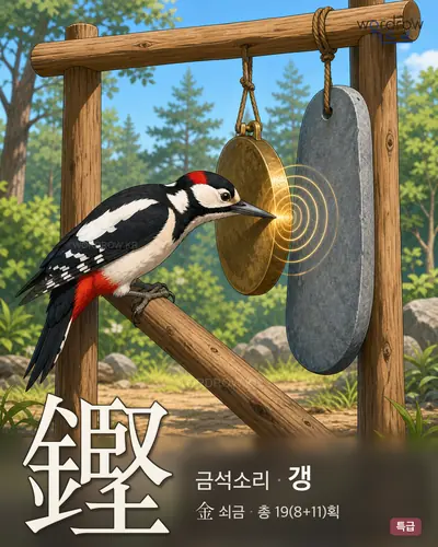 鏗 (금석소리 갱) - 특급 썸네일