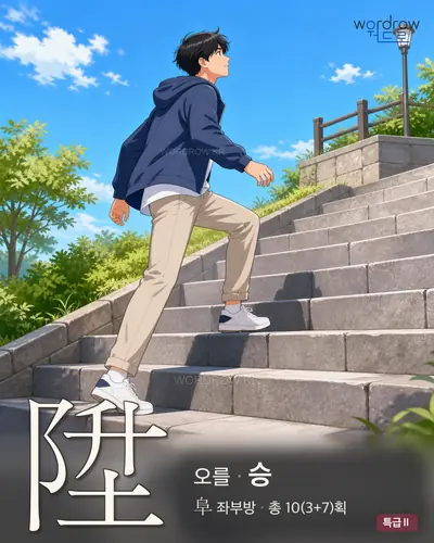 陞 (오를 승) 썸네일