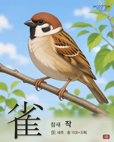 雀 (참새 작) - 1급 썸네일