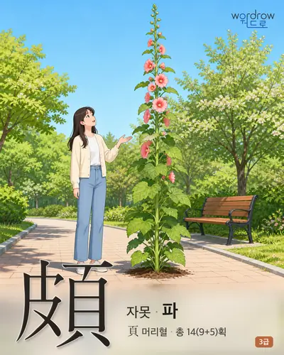 頗 (자못 파) 썸네일